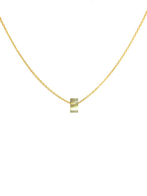 lightgreen gold necklace
